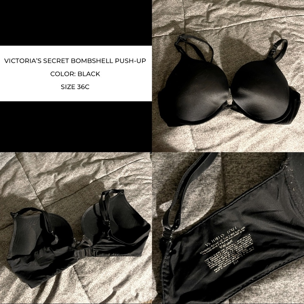 Victoria's Secret Bombshell Add-2-Cup Push-Up Super Push-Up Bra